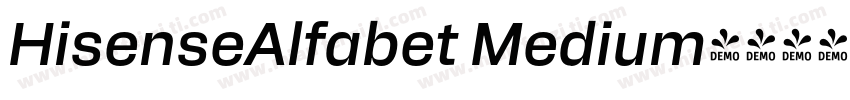 HisenseAlfabet Medium字体转换